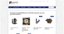 Desktop Screenshot of davidscoffee.dk